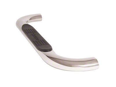 4-Inch Oval Stainless Steel Nerf Side Step Bars (99-18 Sierra 1500 Regular Cab)