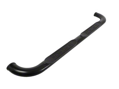 4-Inch Oval UltraBlack Nerf Side Step Bars (19-24 Sierra 1500 Double Cab)