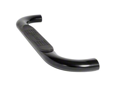 4-Inch Oval UltraBlack Nerf Side Step Bars (07-19 Sierra 2500 HD Regular Cab)