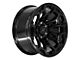 Defiant Wheels DF03 Gloss Black 6-Lug Wheel; 18x9; -12mm Offset (07-13 Sierra 1500)