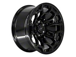 Defiant Wheels DF03 Gloss Black 6-Lug Wheel; 18x9; -12mm Offset (07-14 Tahoe)