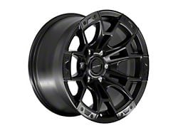 Defiant Wheels DF04 Satin Black 6-Lug Wheel; 17x9; 12mm Offset (15-20 F-150)