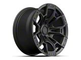 Defiant Wheels DF04 Dark Satin Charcoal 6-Lug Wheel; 17x9; 12mm Offset (21-25 F-150)