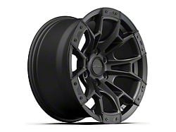 Defiant Wheels DF04 Dark Satin Charcoal 6-Lug Wheel; 17x9; 12mm Offset (21-24 F-150)