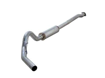 4-Inch Stainless Steel Single Exhaust System; Side Exit (11-14 5.0L F-150)