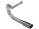 4-Inch Stainless Steel DPF-Back Dual Exhaust System with Polished Tip; Side Exit (11-14 6.7L Powerstroke F-250 Super Duty)