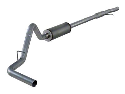 3-Inch Stainless Steel Single Exhaust System; Side Exit (09-13 4.8L Sierra 1500)