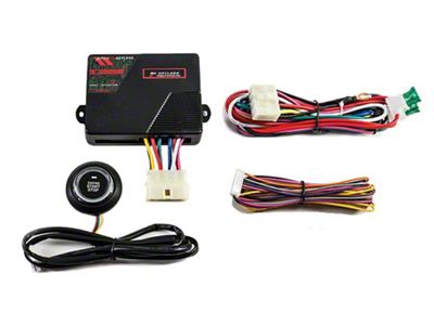 Digital Guard Dawg Performance Keyless Ignition System with Billet Start Button for Existing Alarm or Remote Start System; White LED (Universal; Some Adaptation May Be Required)