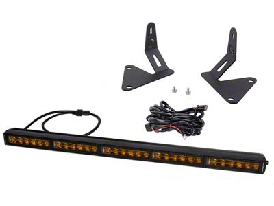 Diode Dynamics SS30 Stealth LED Light Bar Kit; Amber Driving (15-22 Canyon)