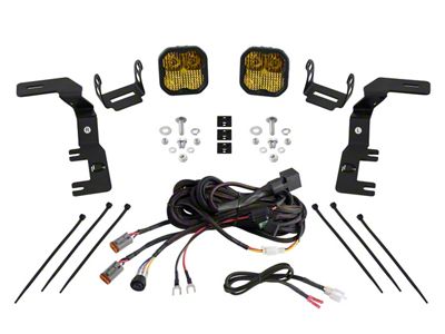 Diode Dynamics Stage Series SS3 Sport LED Ditch Light Kit; Yellow Combo (23-24 Colorado)