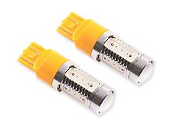 Diode Dynamics Amber Front Turn Signal LED Light Bulbs; 7443 HP11 (15-20 F-150)