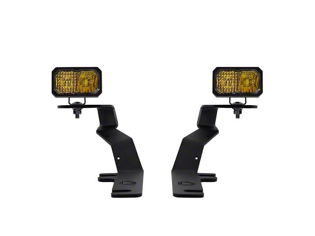 Diode Dynamics SS2 Sport LED Ditch Light Kit; Yellow Combo (15-20 F-150)