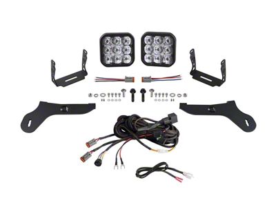 Diode Dynamics SS5 Pro Bumper LED Pod Light Kit; White Driving (17-20 F-150 Raptor)