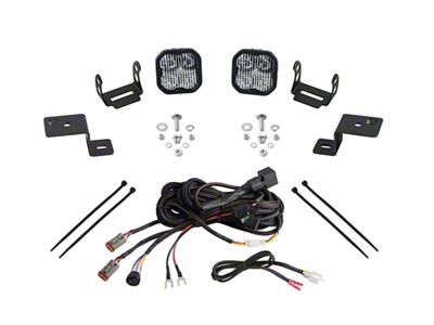 Diode Dynamics Stage Series SSC2 Pro Backlit LED Ditch Light Kit; White Combo (21-24 F-150)