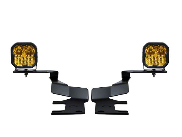 Diode Dynamics SS3 Pro LED Ditch Light Kit; Yellow Combo (17-22 F-350 Super Duty)