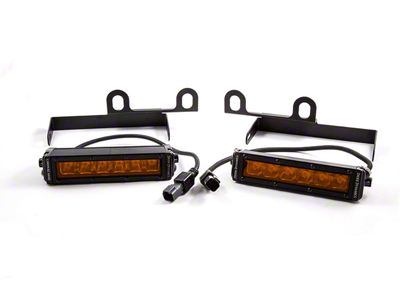 Diode Dynamics Amber LED DOT/SAE Light Bar Kit; Wide Beam (13-18 RAM 1500 Express, Sport)