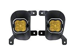 Diode Dynamics SS3 Pro Vertical LED Fog Light Kit; Yellow SAE Fog (13-18 RAM 1500, Excluding Rebel)