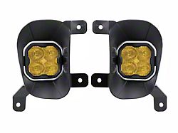 Diode Dynamics SS3 Sport Type ABL Vertical LED Fog Light Kit; Yellow SAE Fog (13-18 RAM 1500, Excluding Rebel)