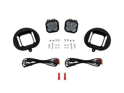 Diode Dynamics SS3 Pro LED Fog Light Kit; White SAE Fog (03-09 RAM 2500)