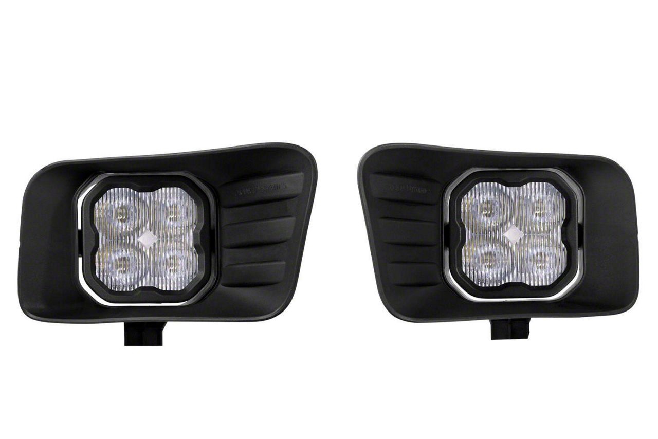 Diode Dynamics RAM 2500 SS3 Sport Horizontal LED Fog Light Kit; White