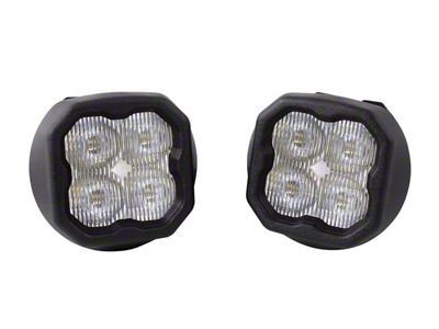 Diode Dynamics SS3 Pro ABL Type GM LED Fog Light Kit; White SAE Fog (14-15 Sierra 1500, Excluding Denali)