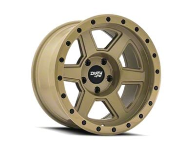 Dirty Life Compound Desert Sand 8-Lug Wheel; 22x11; -25mm Offset (01-06 Sierra 2500 HD)