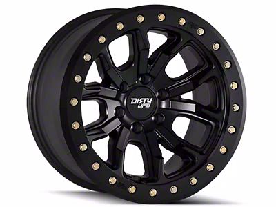 Dirty Life DT-1 Matte Black 8-Lug Wheel; 17x9; -12mm Offset (03-09 RAM 3500 SRW)