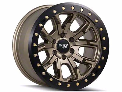 Dirty Life DT-1 Satin Gold 8-Lug Wheel; 17x9; -12mm Offset (03-09 RAM 3500 SRW)