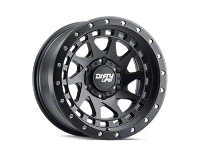 Dirty Life Enigma Pro Matte Black 8-Lug Wheel; 17x9; -12mm Offset (03-09 RAM 3500 SRW)