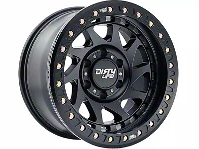 Dirty Life Enigma Race Matte Black 8-Lug Wheel; 17x9; -12mm Offset (03-09 RAM 3500 SRW)