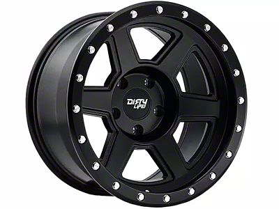 Dirty Life Compound Matte Black 6-Lug Wheel; 17x9; -12mm Offset (04-08 F-150)