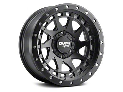 Dirty Life Enigma Pro Matte Black 6-Lug Wheel; 17x9; -12mm Offset (04-08 F-150)