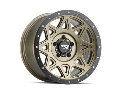 Dirty Life Theory Matte Gold 6-Lug Wheel; 17x9; -12mm Offset (04-08 F-150)