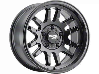 Dirty Life Canyon Matte Black 6-Lug Wheel; 17x9; -12mm Offset (07-13 Sierra 1500)