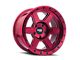 Dirty Life Compound Crimson Candy Red 6-Lug Wheel; 17x9; -12mm Offset (07-13 Sierra 1500)