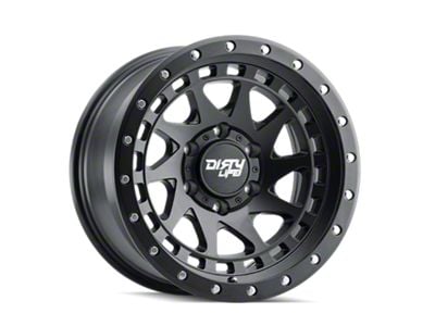 Dirty Life Enigma Pro Matte Black 6-Lug Wheel; 17x9; -12mm Offset (07-13 Sierra 1500)