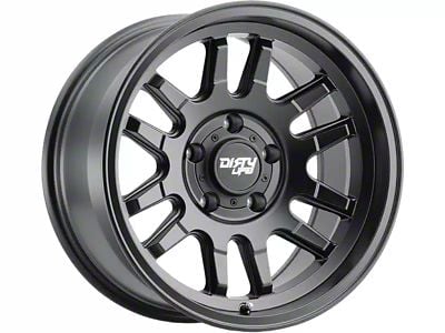 Dirty Life Canyon Matte Black 6-Lug Wheel; 17x9; -12mm Offset (07-13 Silverado 1500)