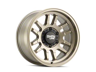 Dirty Life Canyon Satin Gold 6-Lug Wheel; 17x9; -12mm Offset (07-13 Silverado 1500)