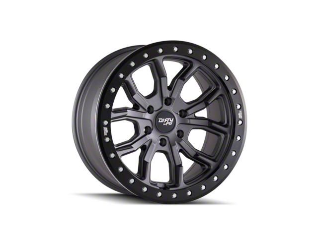 Dirty Life DT-1 Matte Gunmetal 6-Lug Wheel; 17x9; -12mm Offset (07-14 Tahoe)