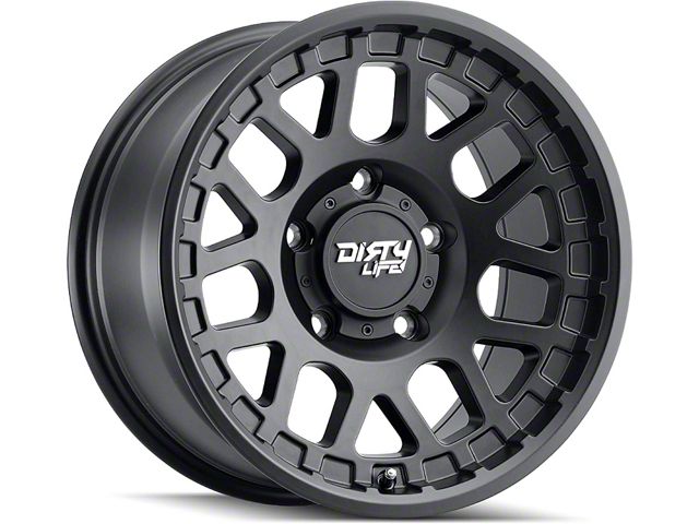 Dirty Life Mesa Matte Black 6-Lug Wheel; 17x9; -12mm Offset (07-14 Tahoe)