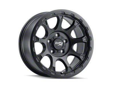 Dirty Life Drifter Matte Black 6-Lug Wheel; 17x8.5; -6mm Offset (07-14 Yukon)