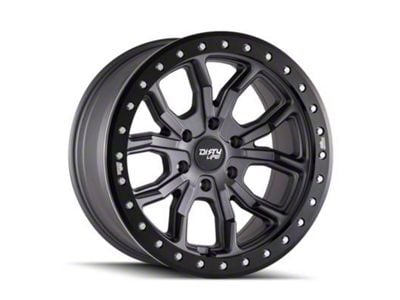 Dirty Life DT-1 Matte Gunmetal 6-Lug Wheel; 17x9; -12mm Offset (07-14 Yukon)