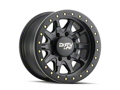 Dirty Life DT-2 Matte Black 6-Lug Wheel; 17x9; -12mm Offset (07-14 Yukon)