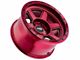 Dirty Life Compound Crimson Candy Red 6-Lug Wheel; 17x9; -12mm Offset (09-14 F-150)