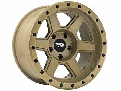 Dirty Life Compound Desert Sand 6-Lug Wheel; 17x9; -12mm Offset (09-14 F-150)