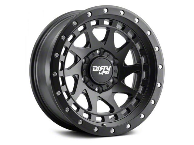 Dirty Life Enigma Pro Matte Black 6-Lug Wheel; 17x9; -12mm Offset (09-14 F-150)