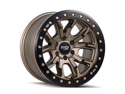 Dirty Life DT-1 Satin Bronze 8-Lug Wheel; 17x9; -12mm Offset (11-16 F-350 Super Duty SRW)