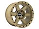 Dirty Life Compound Desert Sand 6-Lug Wheel; 18x9; -12mm Offset (14-18 Sierra 1500)