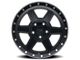 Dirty Life Compound Matte Black 6-Lug Wheel; 22x11; -25mm Offset (14-18 Sierra 1500)