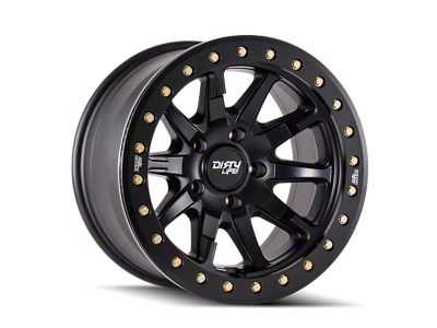 Dirty Life DT-2 Satin Black 6-Lug Wheel; 17x9; -12mm Offset (15-20 F-150)